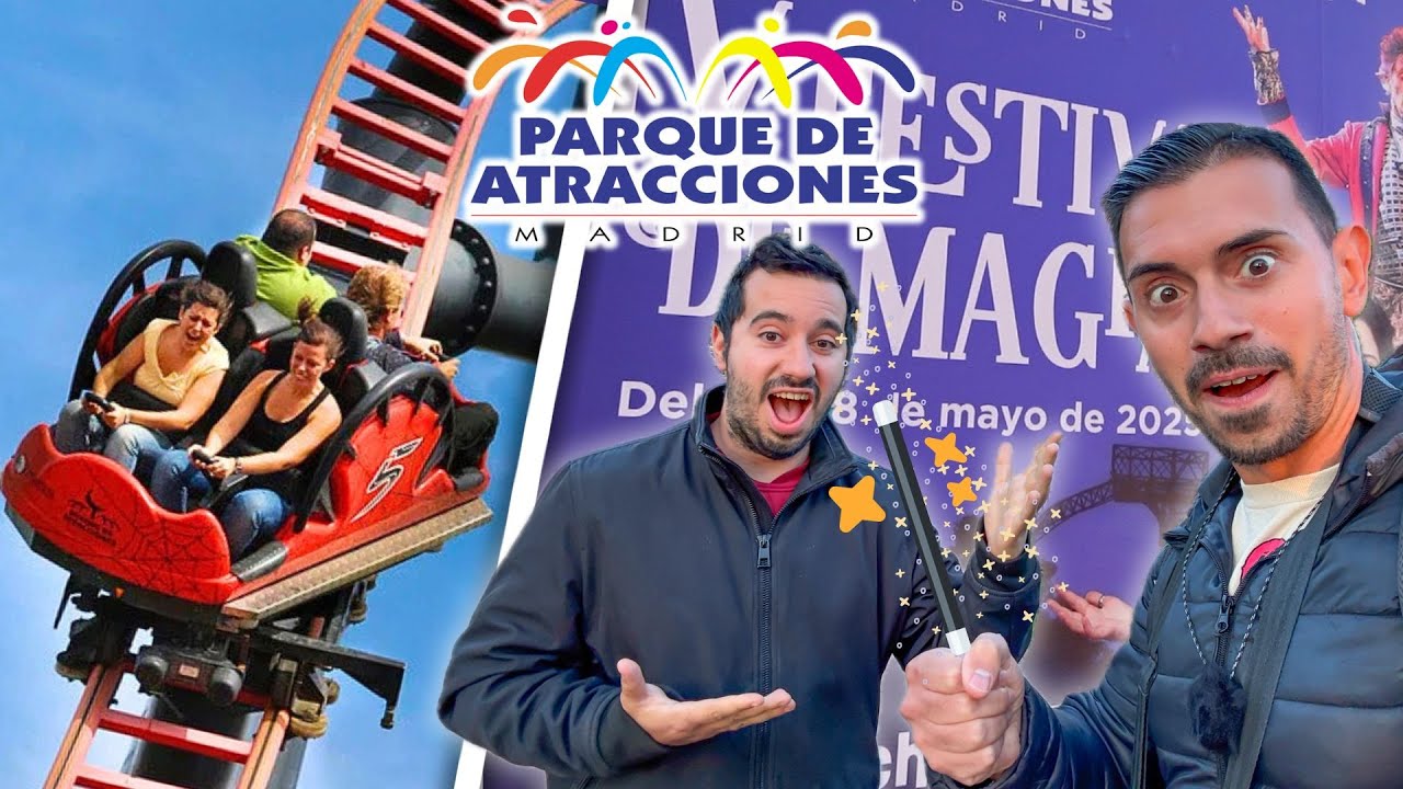 PARQUE DE ATRACCIONES DE MADRID 2025 Vlog Mayo | 4º Festival de Magia y mucho más!