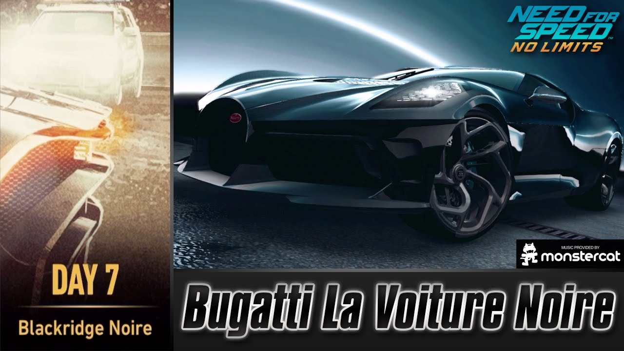 Need For Speed No Limits: Bugatti La Voiture Noire | Midnight Boulevard (Day 7 - Blackridge Noire)