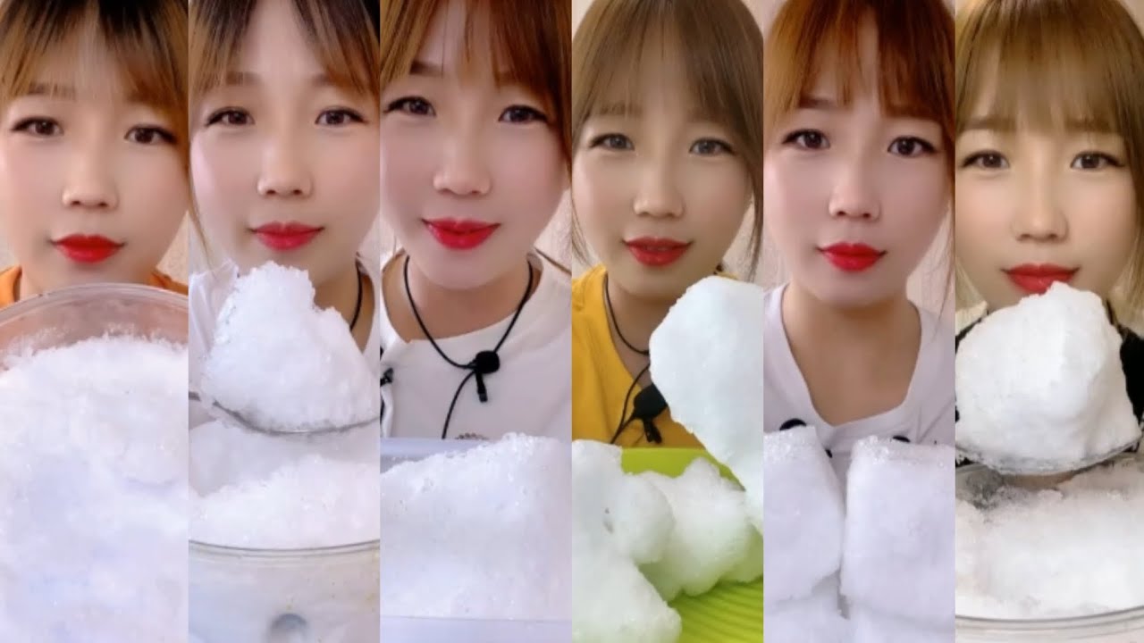 CRUNCH ICE | ICE EATING ASMR | SOLO | WHITE ICE | SOFT ICE |