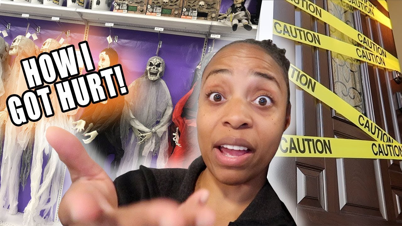 VLOG | Украшаем дом к Хэллоуину, будучи раненым!? 🤕