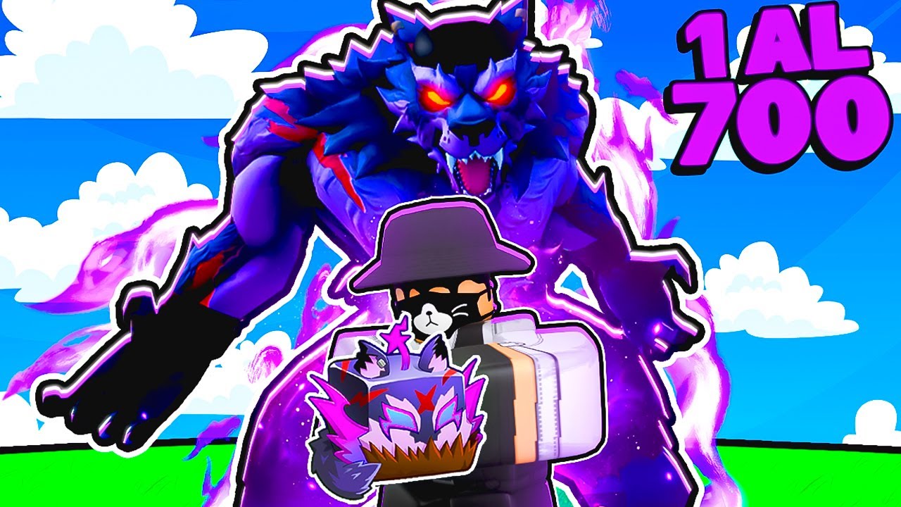 SUBI DE NIVEL 1 AL 700 CON LA FRUTA WOLF EN BLOX FRUITS!