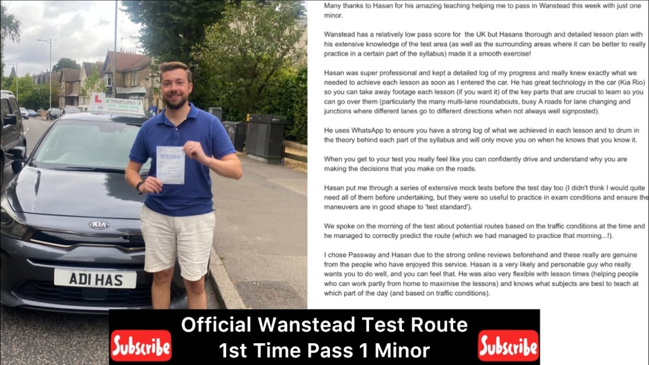 Wanstead Test Route ~ Driving Test Tips ~ Passed 1st Time