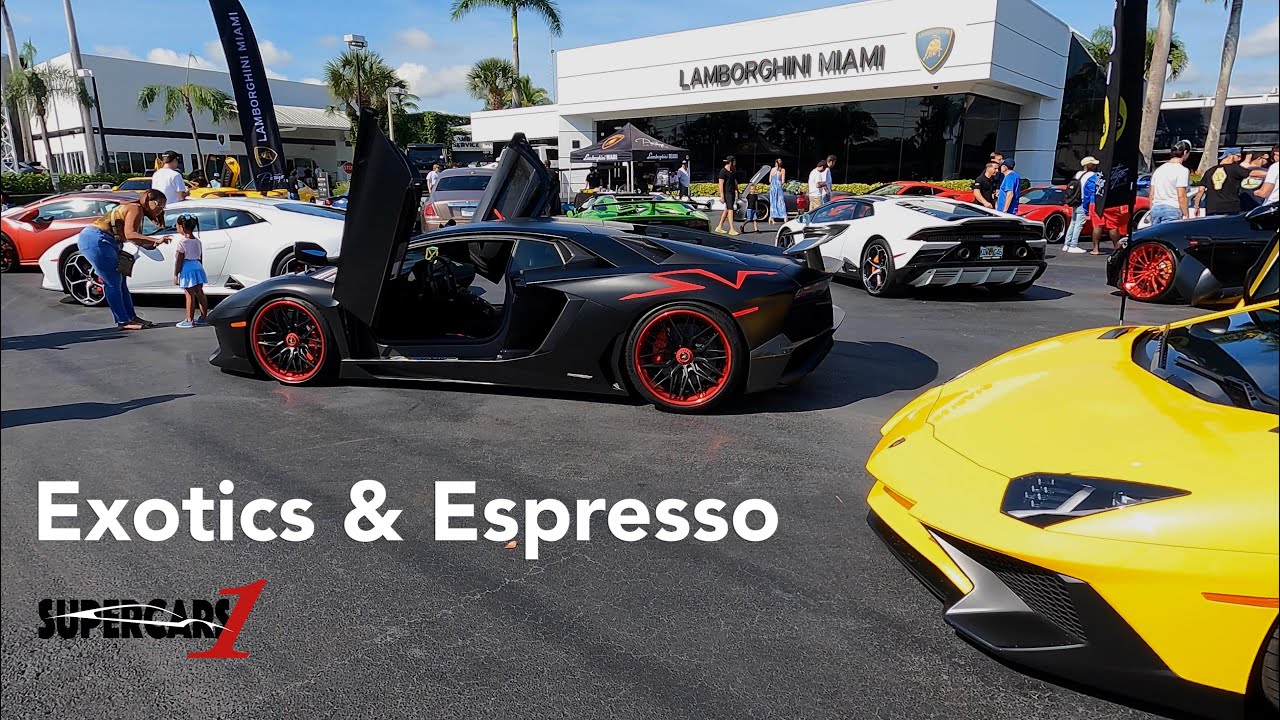 Exotics and Espresso - The BEST Supercar Event - Lamborghini, Ferrari, Porsche, McLaren and more!