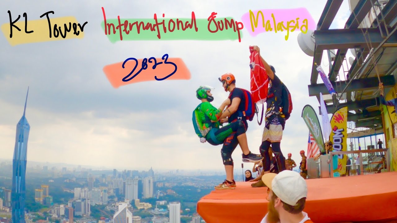 Extreme Crazy Base Jump 2023 KL Tower