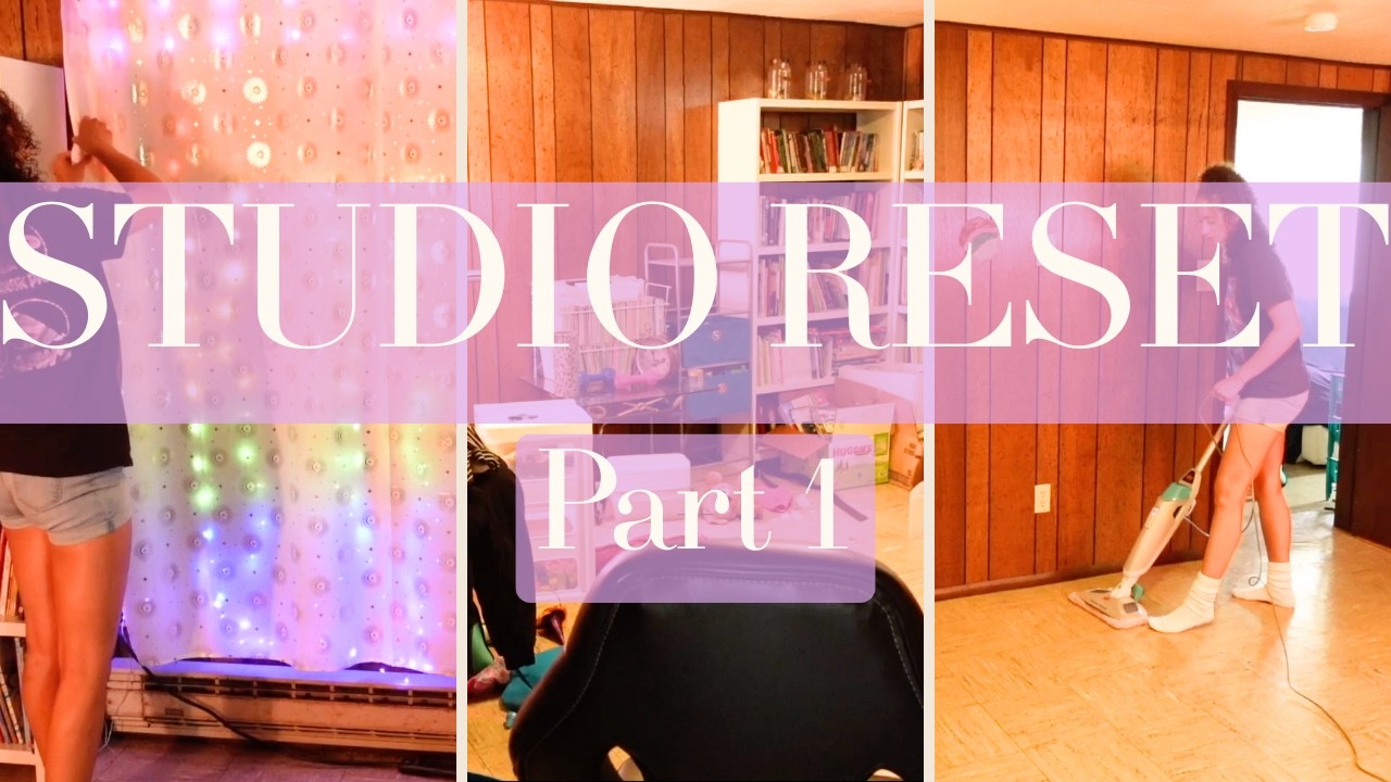 Studio Reset Part 1 | The Deep Clean Before the Glow UP!