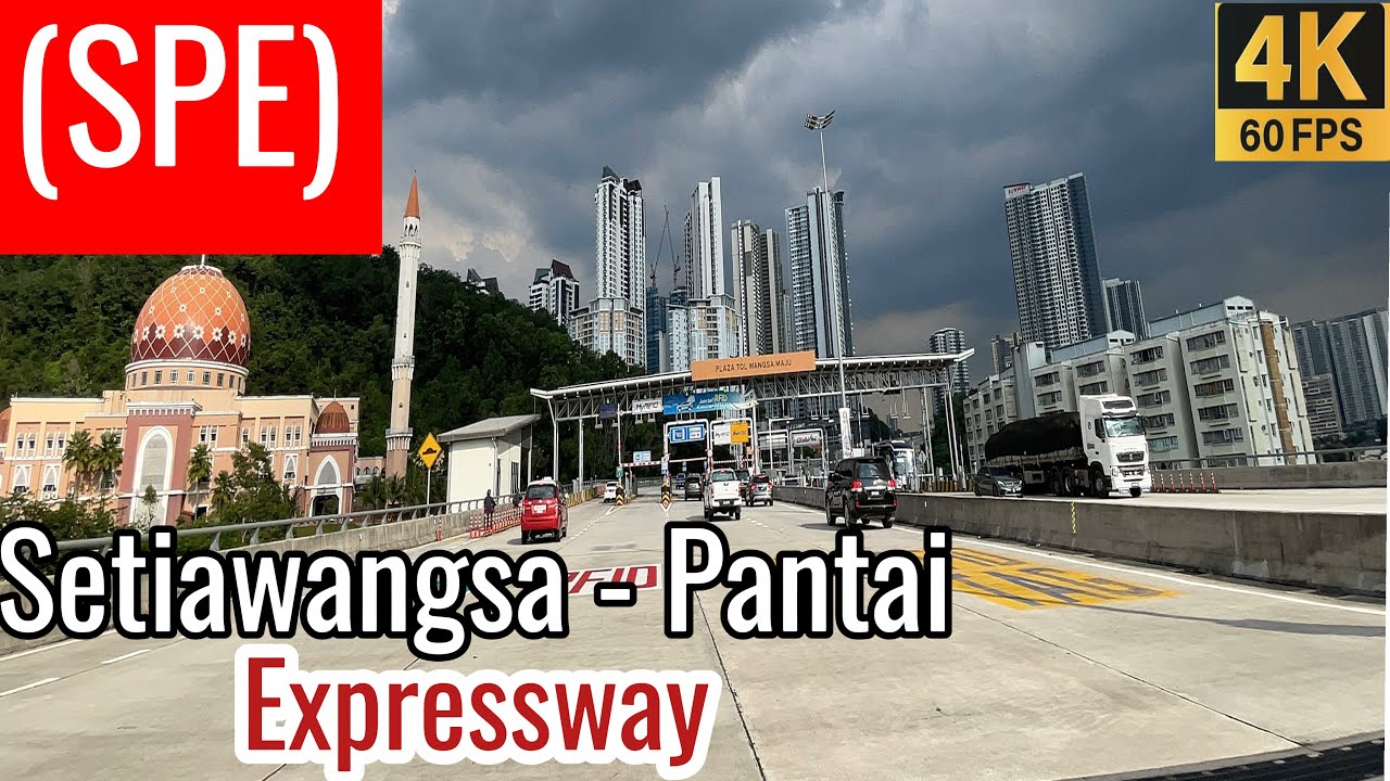  Setiawangsa - Pantai Expressway (SPE) Highway | Kuala Lumpur Malaysia 4k Driving Tour  newly Opened