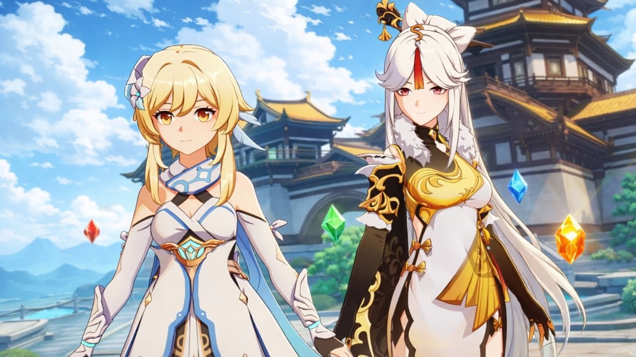 INVITATION FROM LADY NINGGUANG Genshin Impact [First Gacha Game Experience]EPS 11