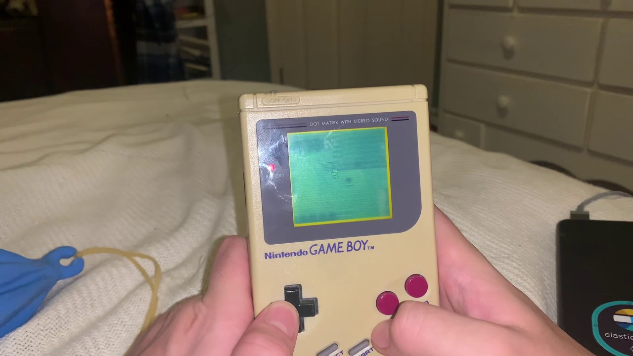 Pokemon Gold on Original Gameboy
