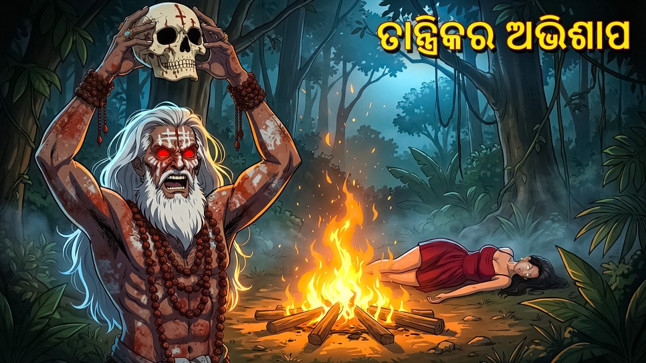 ତାନ୍ତ୍ରିକର ଅଭିଶାପ | Horror Story | Horror Stories in Odia | Stories in Odia | Scary Town Odia