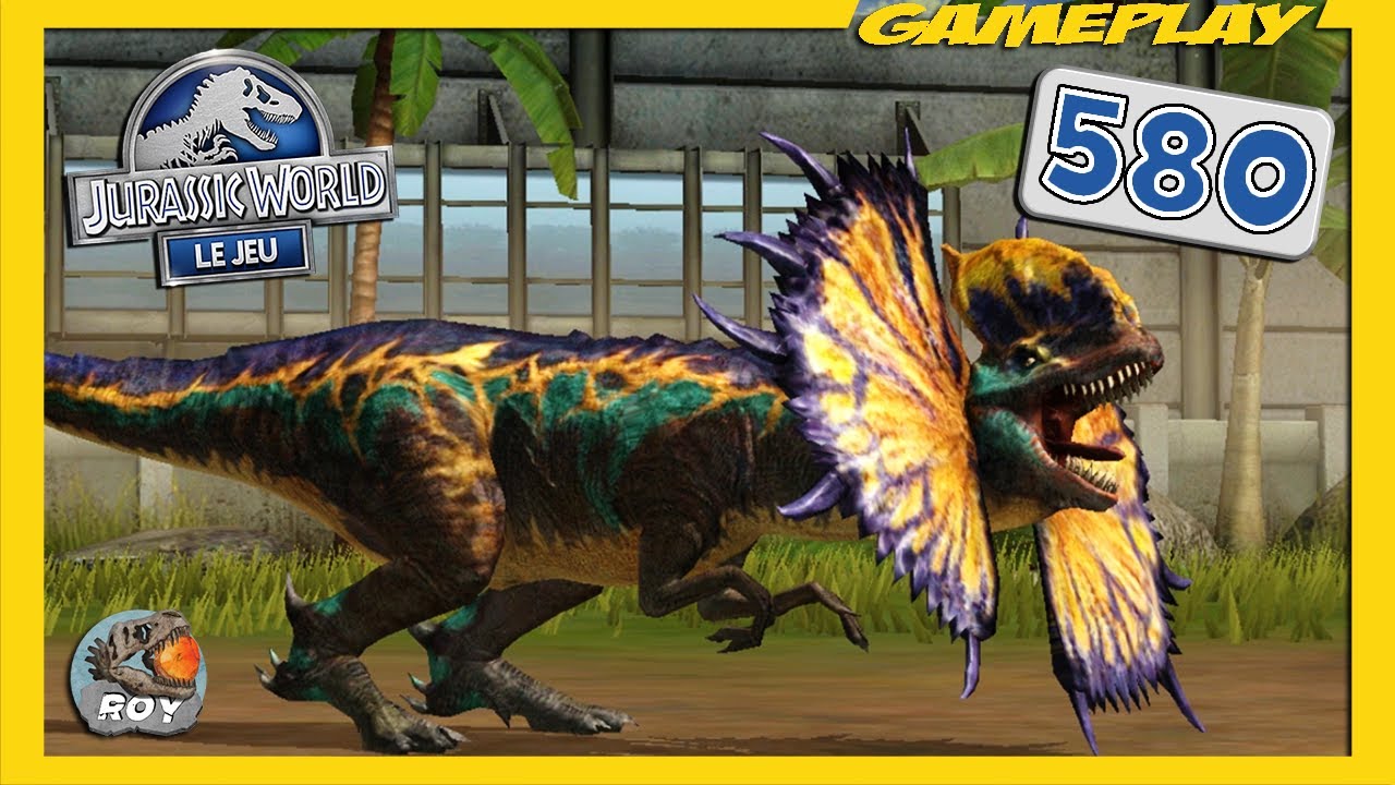 Je test le DILOPHOSAURE GEN 2 ► JURASSIC WORLD: Le Jeu 580 - royleviking