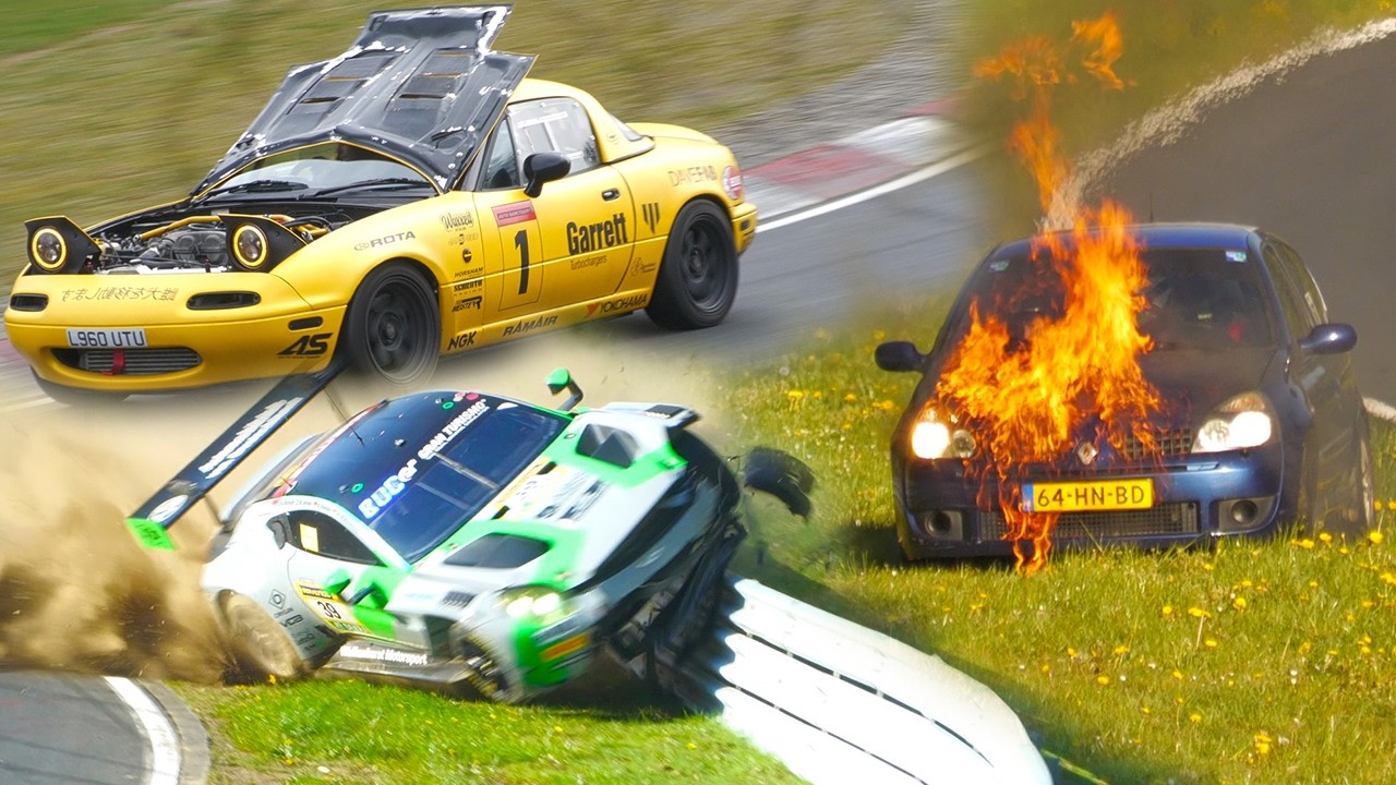 N&Uuml;RBURGRING FAIL COMPILATION & Greatest Moments April 2026 Tourist Drives & NLS Races Nordschleife
