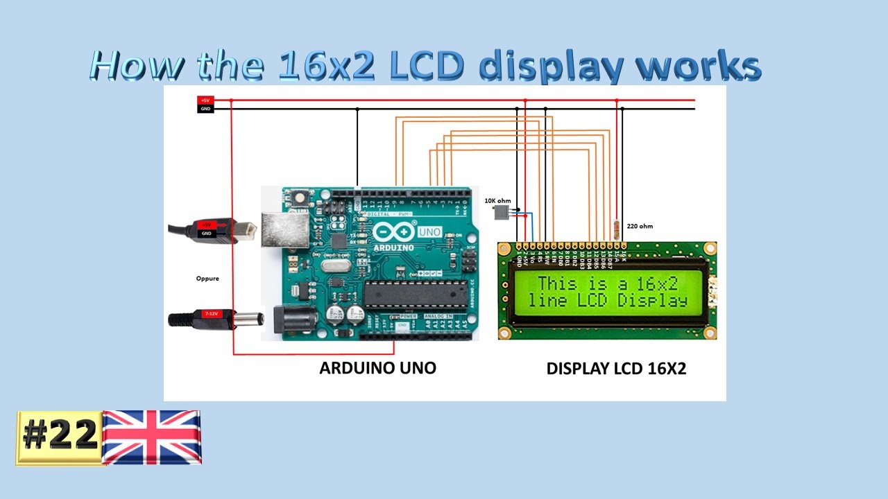 How the 16x2 LCD display works (with Arduino UNO)