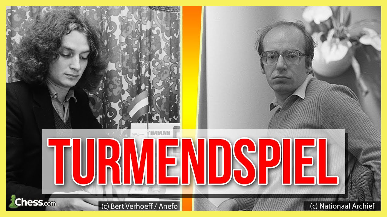 Schwieriges Turmendspiel || Schach der Großmeister 1985 || Dr. Robert Hübner vs. Jan Timman