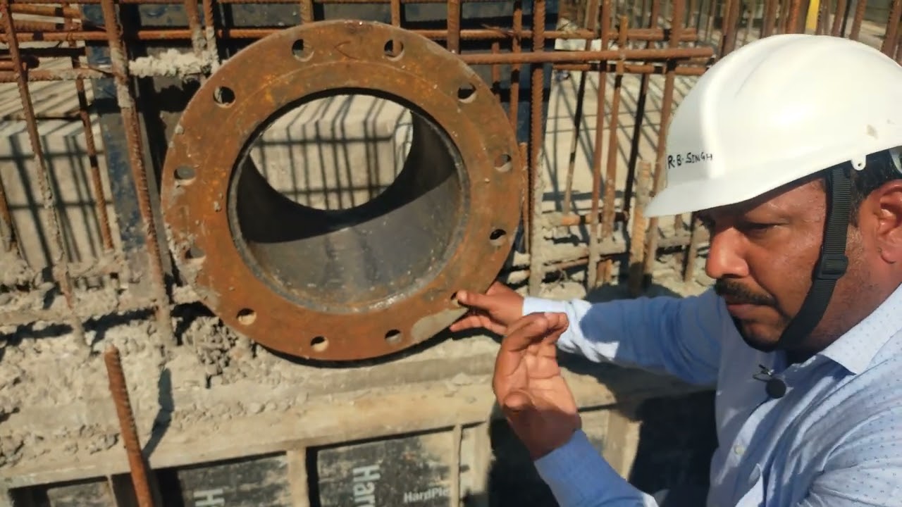 Puddle Flange Installation # How to Fix Pipe sleeves in under ground water tank # Pipe sleeves
