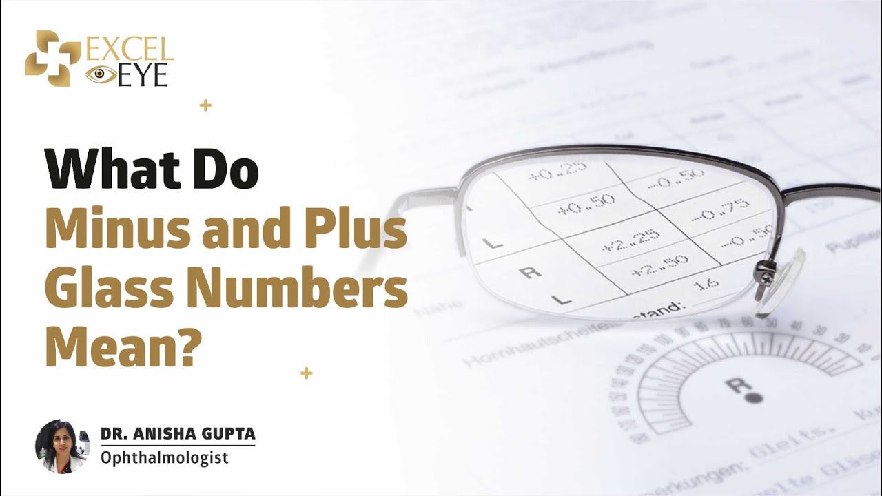 What Do Minus and Plus Glass Numbers Mean? Dr Anisha Gupta - Eye Specialist in Delhi