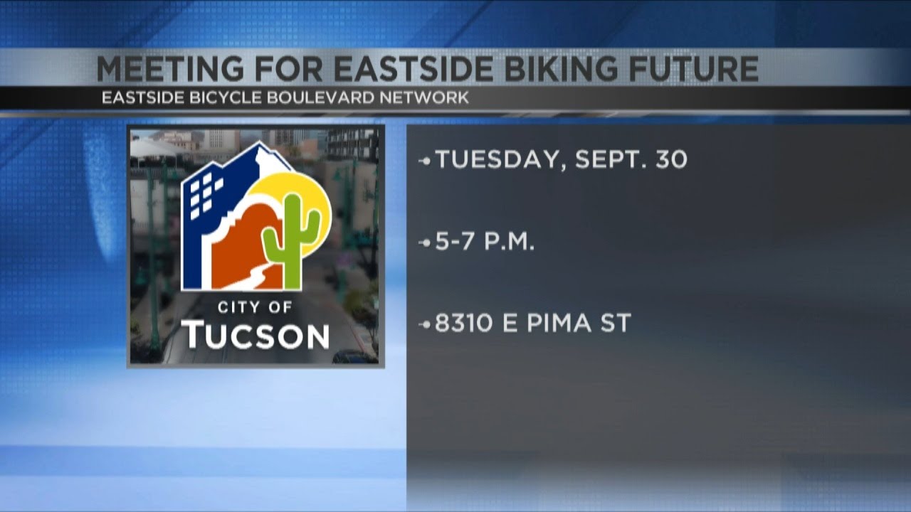 Help shape Tucson's eastside biking future at open house events
