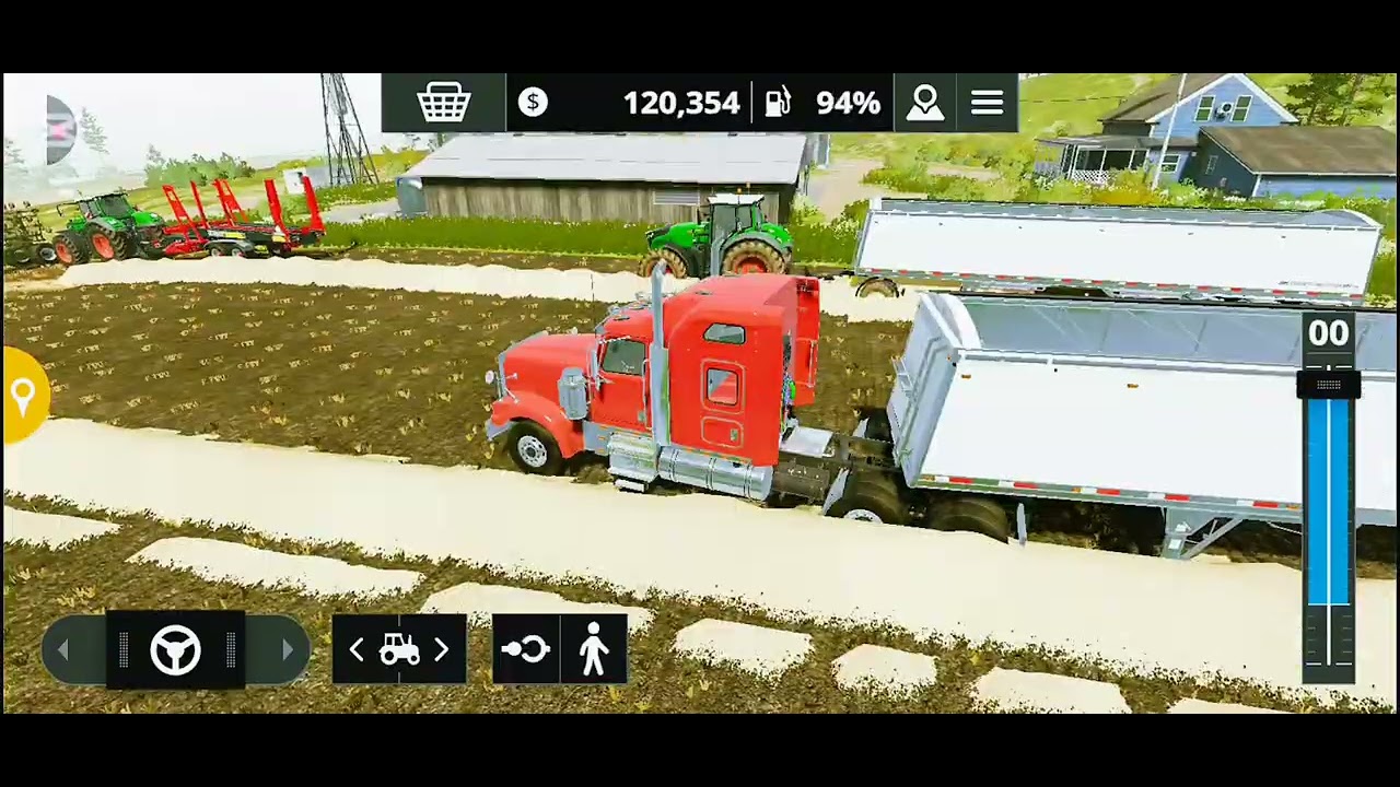 Farming Simulator 🚜 Crop Cultivation Gameplay | Realistic Tractor Farming 🌾