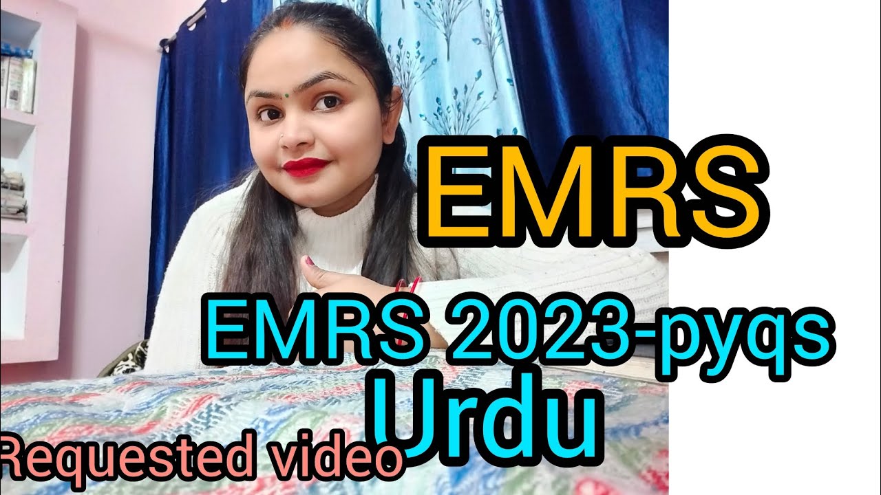 EMRS exam PYQs-2023 ।। Urdu के 10 question 