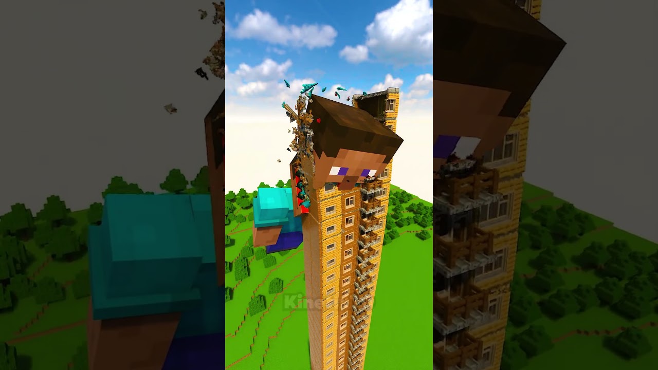 Normal to Nightmare Teeth Steve vs Tower