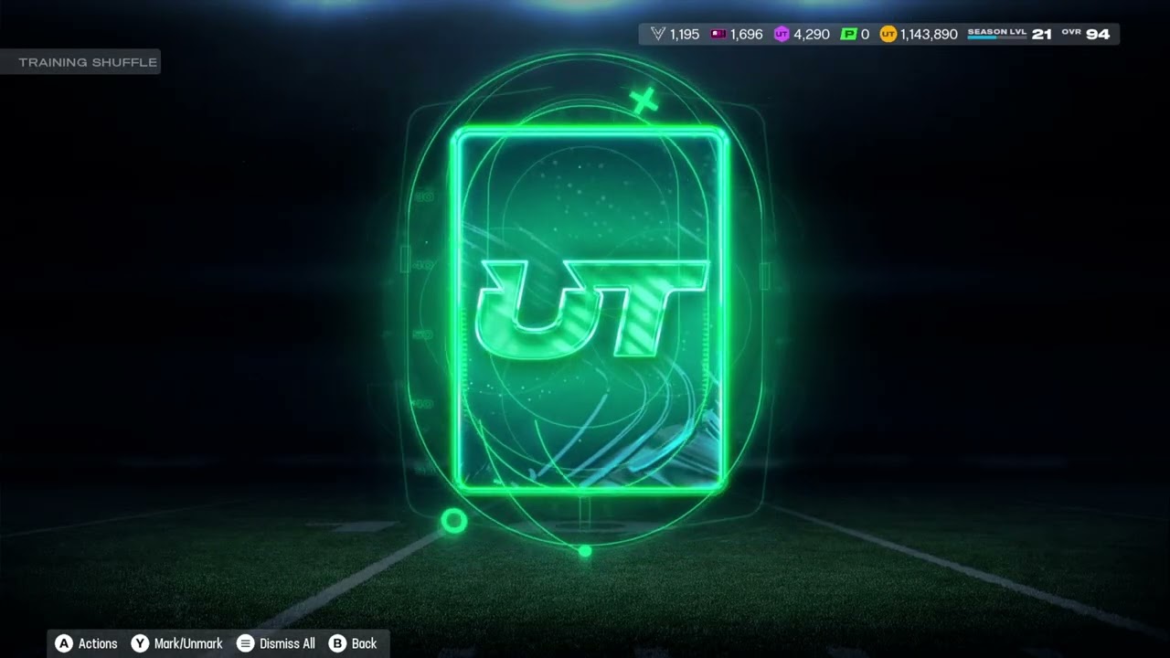 Madden 26 -Season 5 94 overall  21 Level New England Patriots Theme Team 59/29 p91 