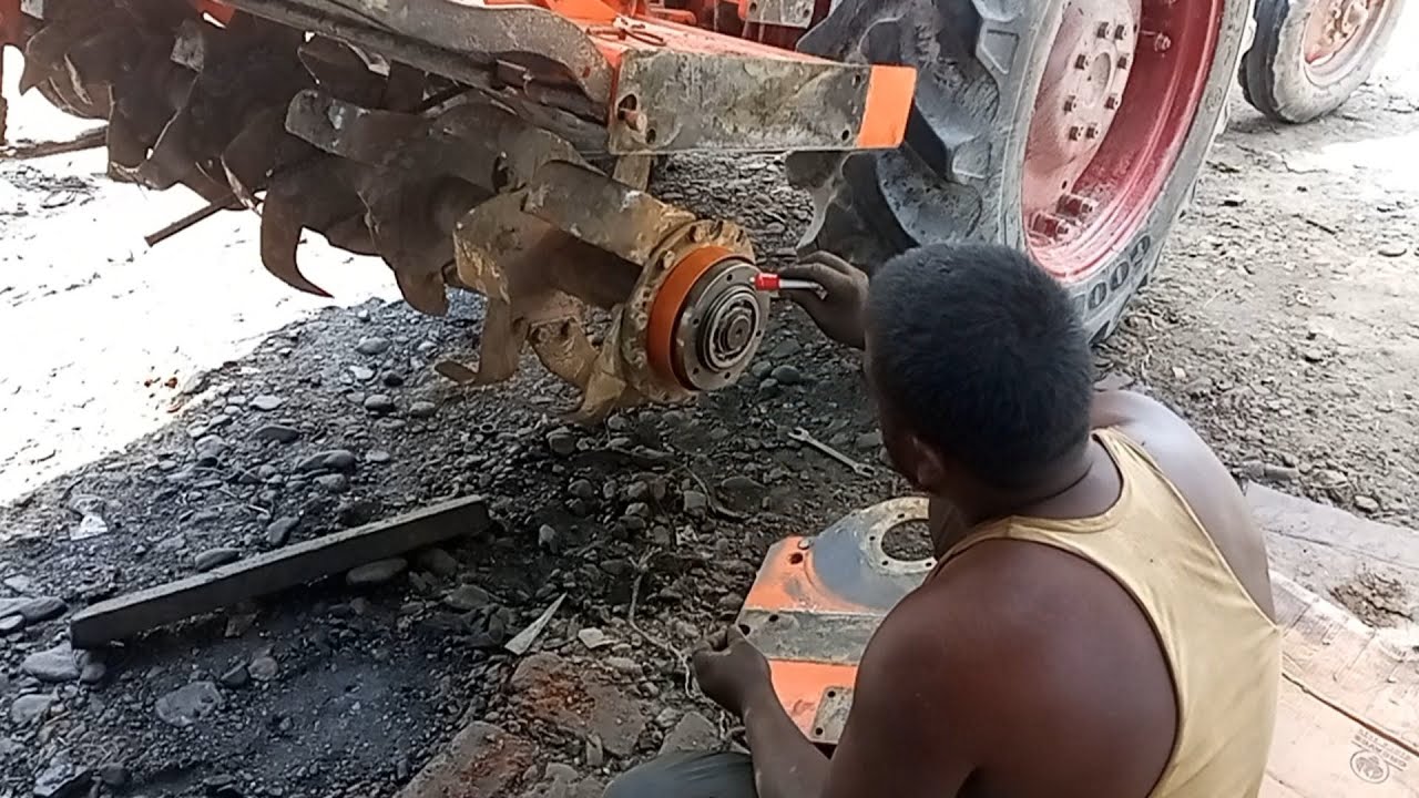 saktiman rotavetar ka repairing,  rotavetar bearing change💯% sahi tarika