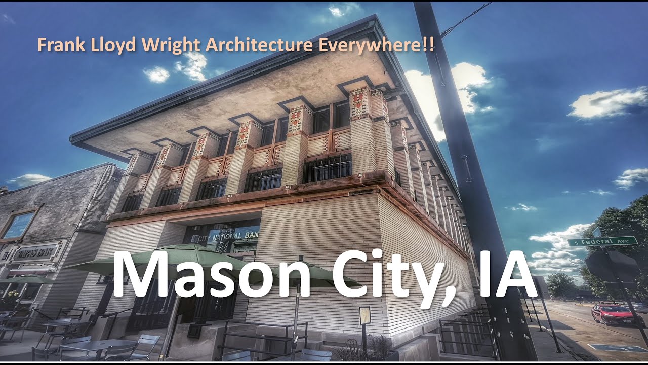 Mason City, IA  |  A 4K Jefferson Highway City Walking Tour