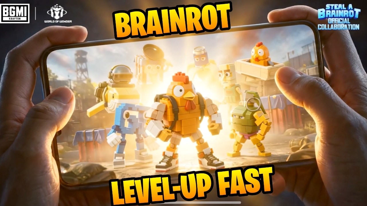 BRAINROT LEVEL-UP FAST BGMI | HOW PLAY BRAINROT MODE | BRAINROT MODE EXPLAIN