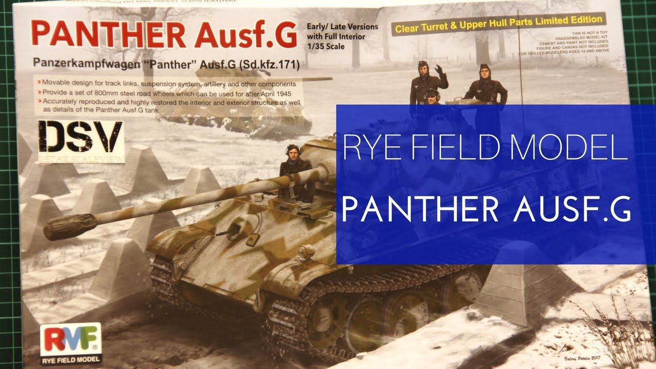 Rye Field Model 1/35 Panther Ausf.G (RM-5016) Review