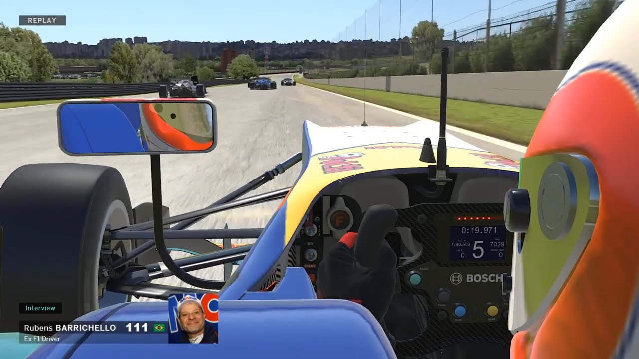 Rubens Barrichello and Eduardo Barrichello Post Race Live Interview