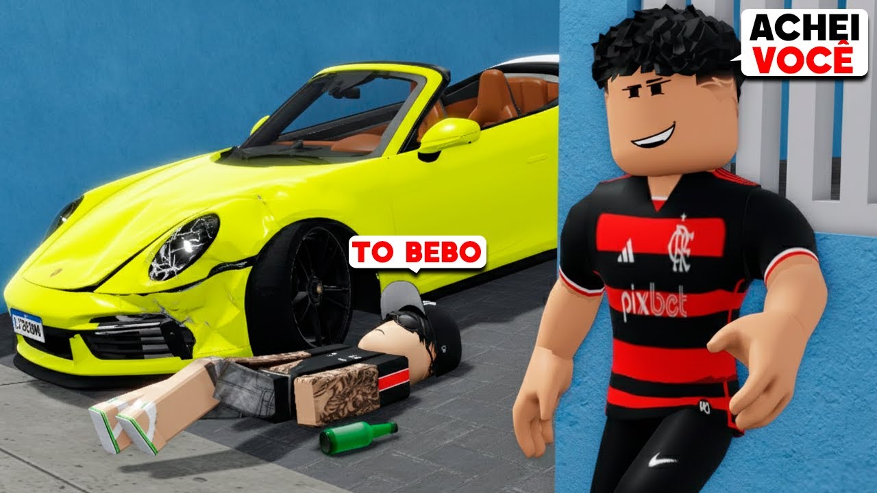 ROBLOX - ENCONTRAMOS A CASA DO BEBADO QUE ATROPELOU MEU AMIGO
