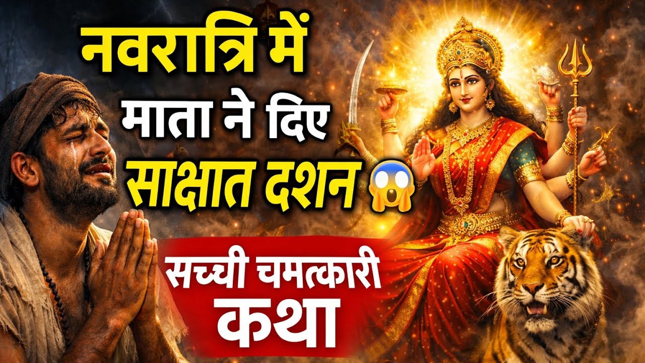 नवरात्रि में माता ने दिए साक्षात दर्शन 😱 सच्ची चमत्कारी कथा | Jai Mata Di
