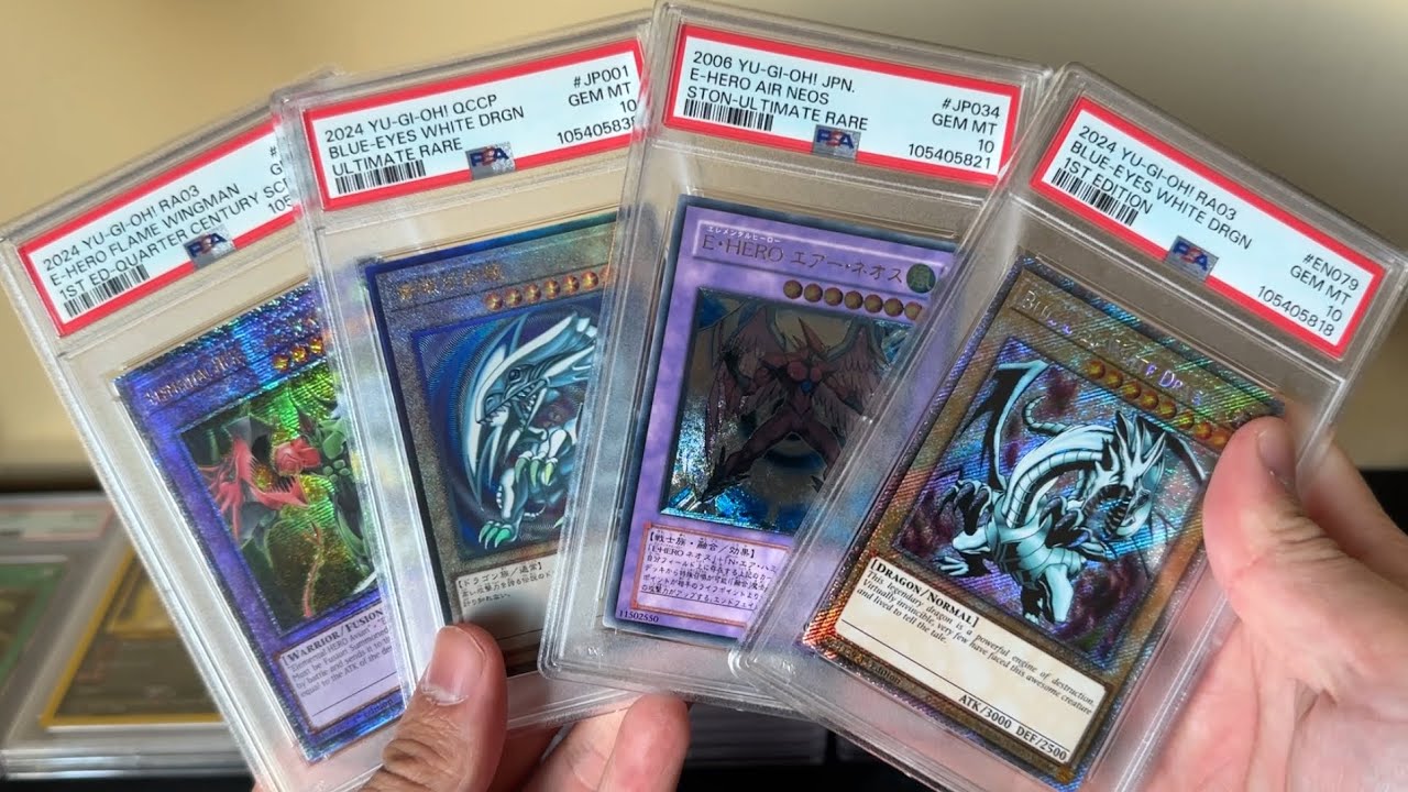 PSA Return! YuGiOh, Pokemon, Lorcana | 52.5% gem rate!