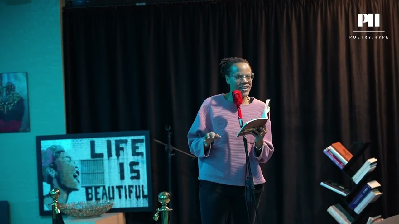 Stacy performs an inspiring poem at The Poet's Corner by Poetry Hype