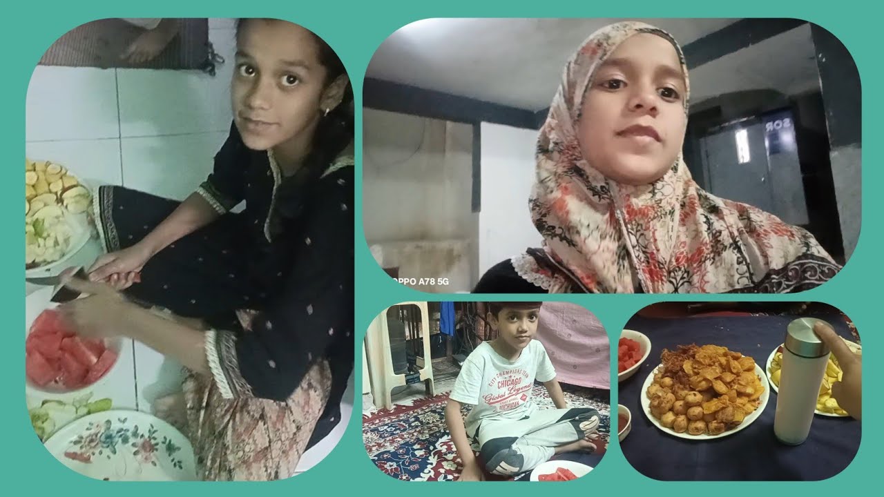 Iftari ke liye zoya cut ki aaj fruits