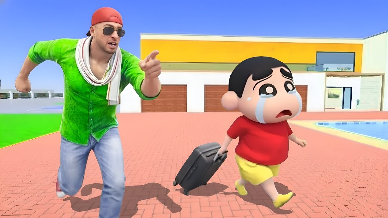 Shin-chan Jack Ka Ghar Chhor Ke Chala Gya |💔 In Indian theft Aura Simulator🥳
