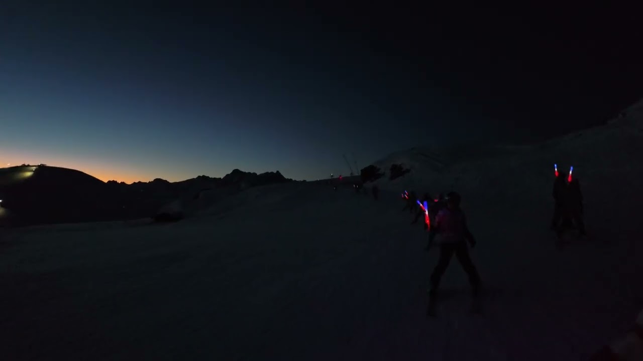 team étoile descente aux flambeaux Alpe d'huez 26 février 26