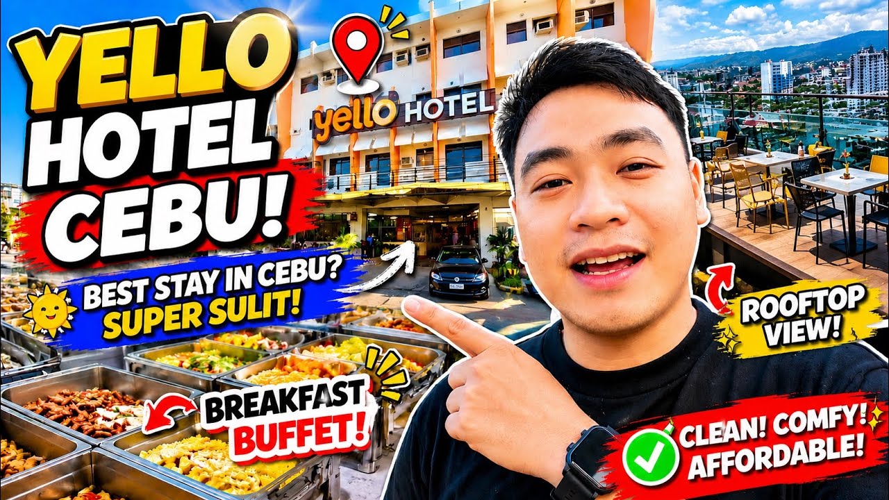 GRABE SA SULIT! 🤯 Cebu City Hotel near IT Park (UNLI BREAKFAST + AMAZING ROOFTOP VIEW!) Nico Dormis