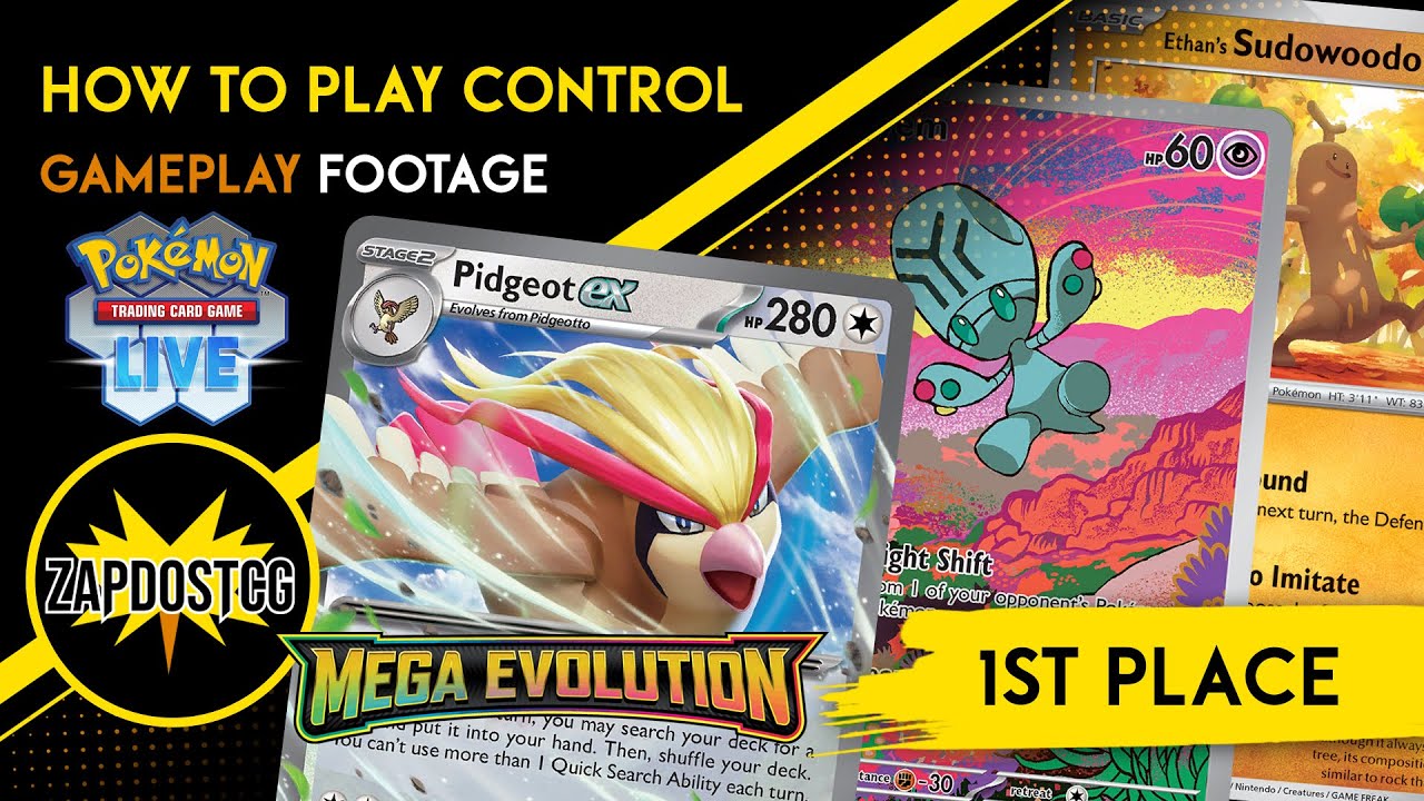 1st Place Pidgeot ex Control Deck - How To Play The Decklist (Pokemon TCG)