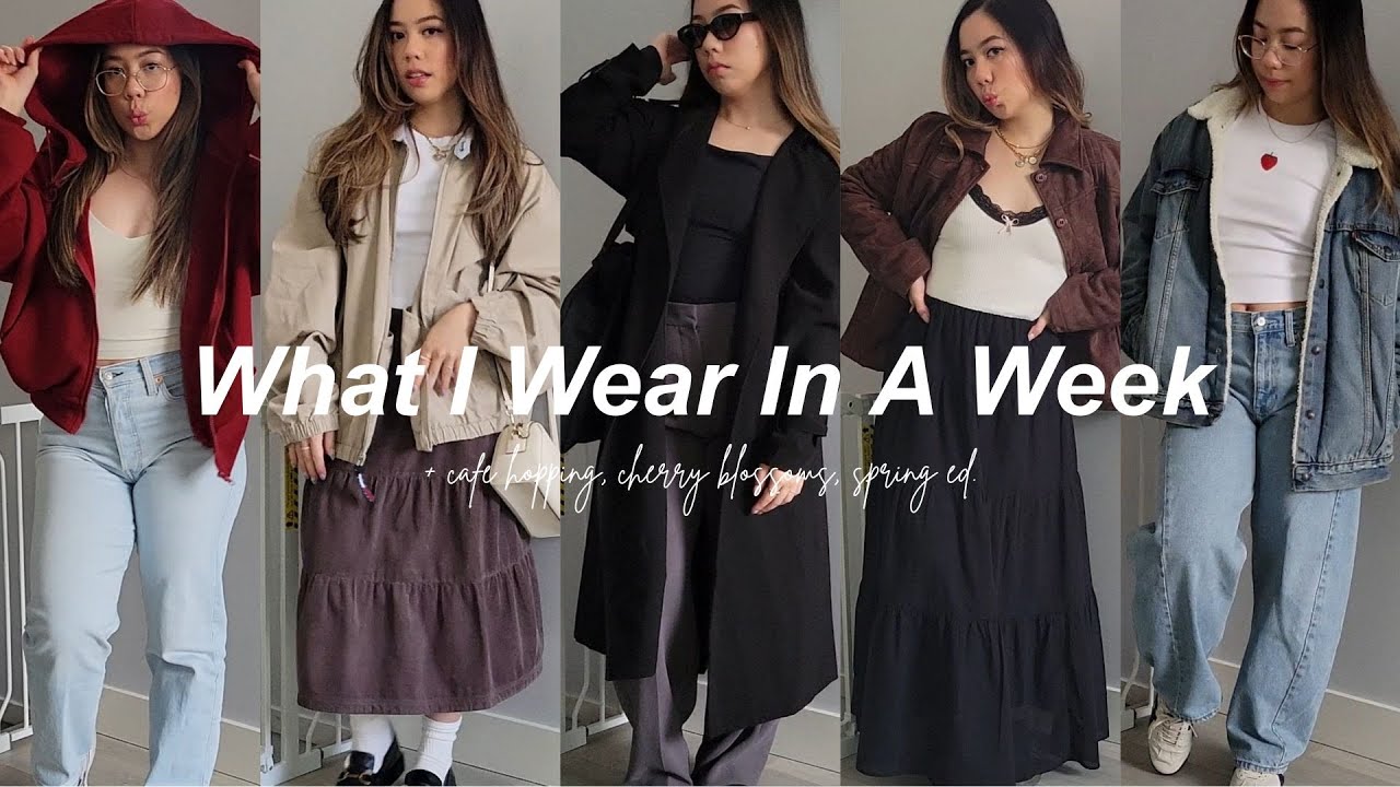 Outfits of the Week: Spring Ed. (cafe hopping and cherry blossoms)