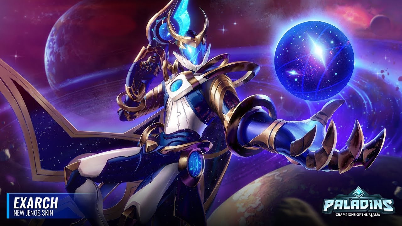 Paladins: New Jenos Skin - Carnival Exarch Jenos - Abilities & Voice Pack!