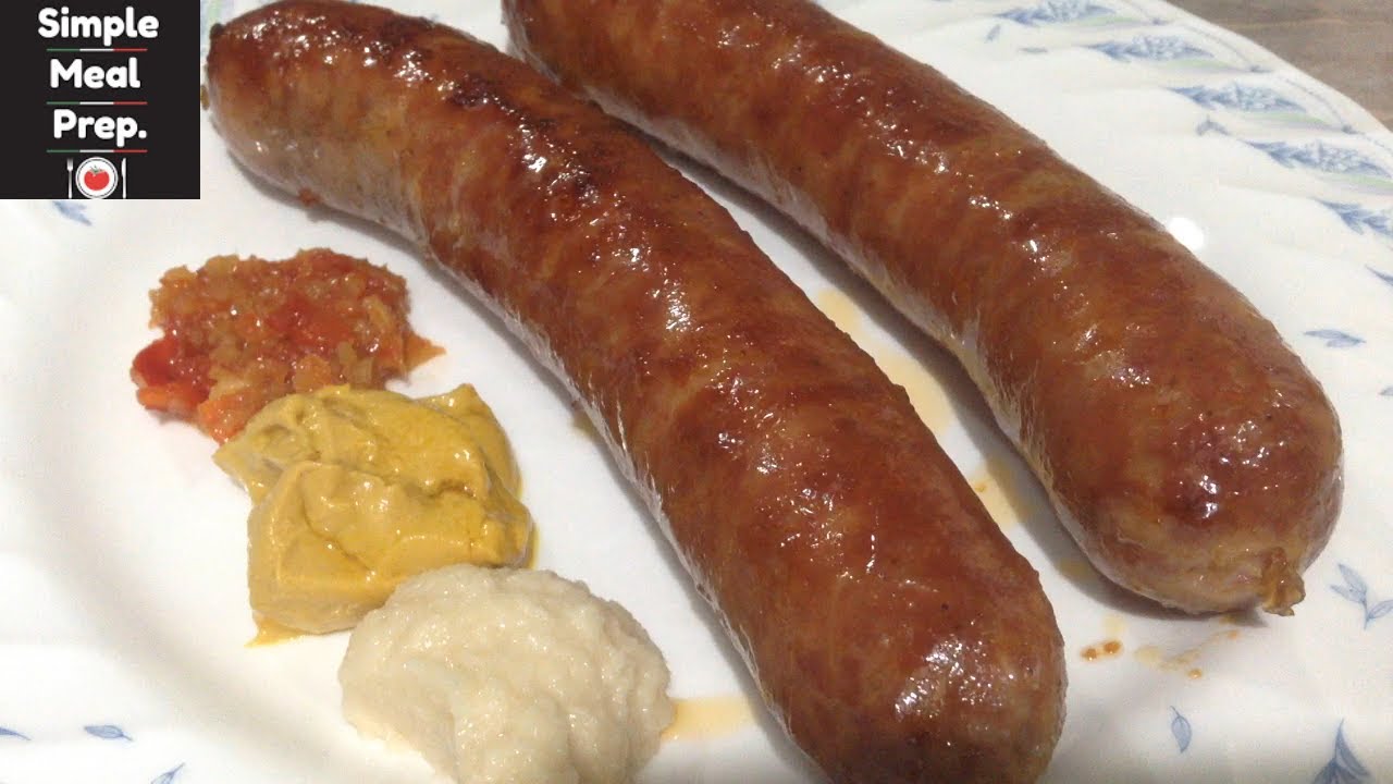 Dimljene domaće kobasice pržene u tiganju na masti i vodi 👨‍🍳