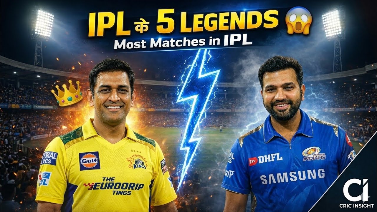 इन 5 खिलाड़ियों के बिना IPL अधूरा है! 😱 Most Matches Played in IPL History