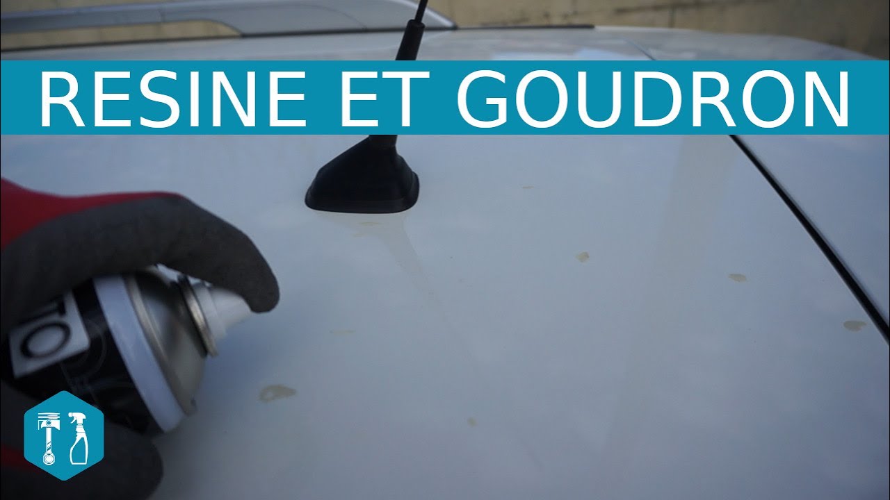 Enlever de la résine ou du goudron sur votre voiture