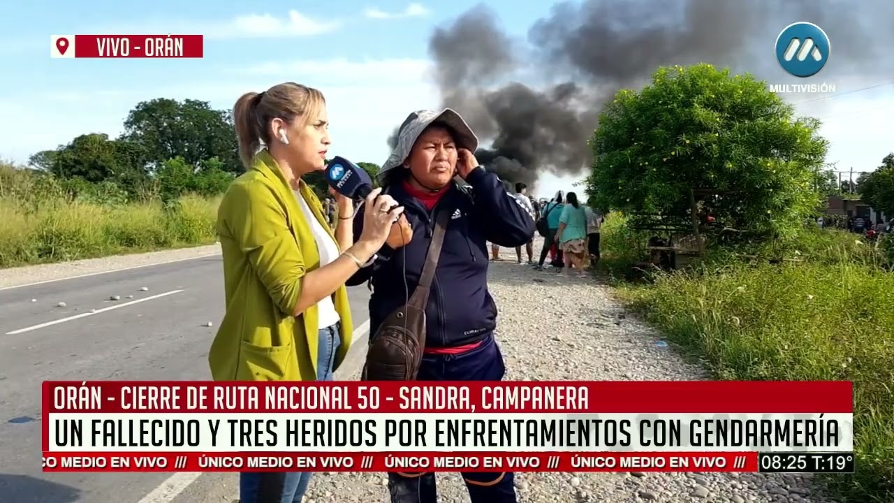 GRAVES CONFLICTOS EN ORAN    FALLECIDOS Y HERIDOS POR ENFRENTAMIENTOS CON GENDARMERÍA