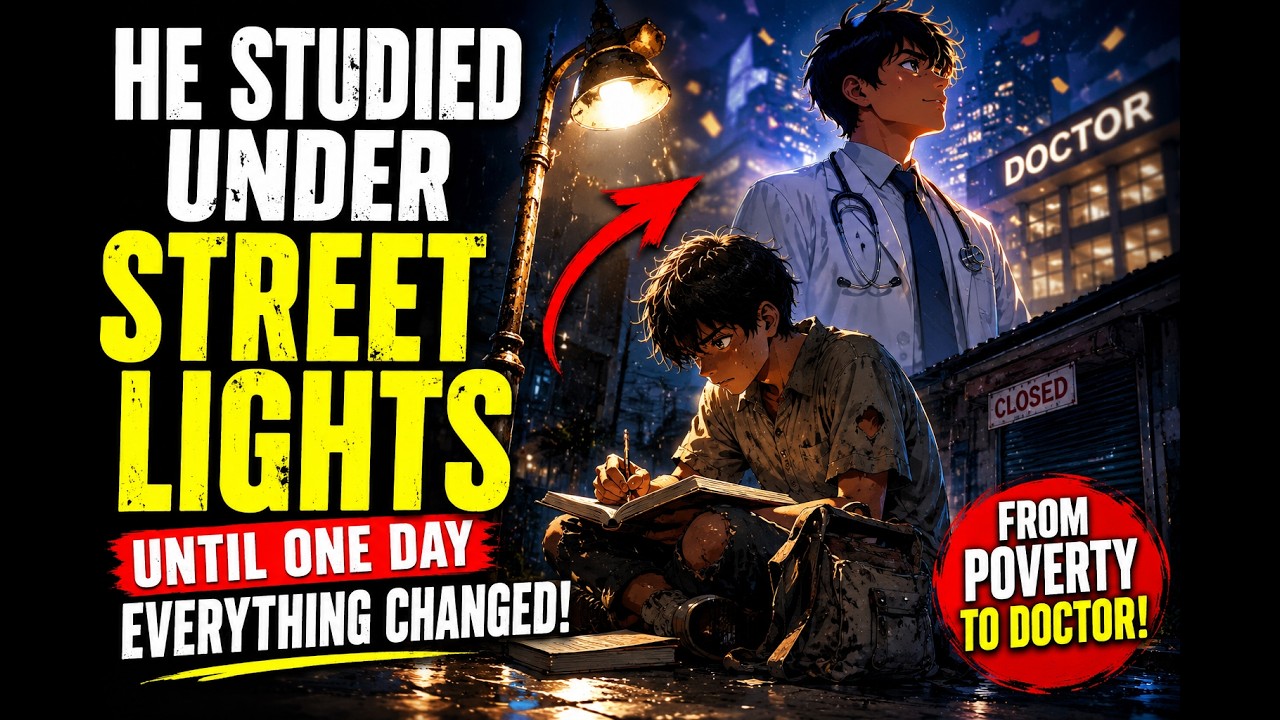 He Studied Under Street Lights Until One Day Everything Changed.