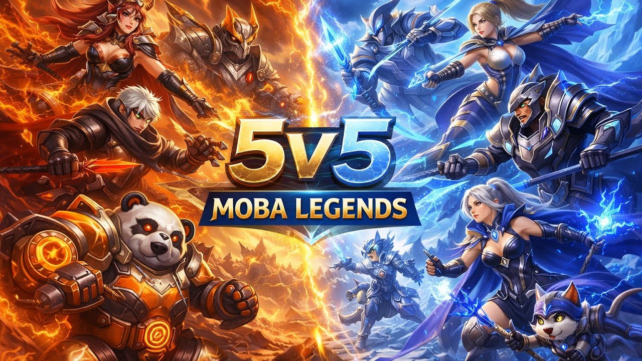 Playing moba legend 5v5 with friends 😅 25/02/2026
