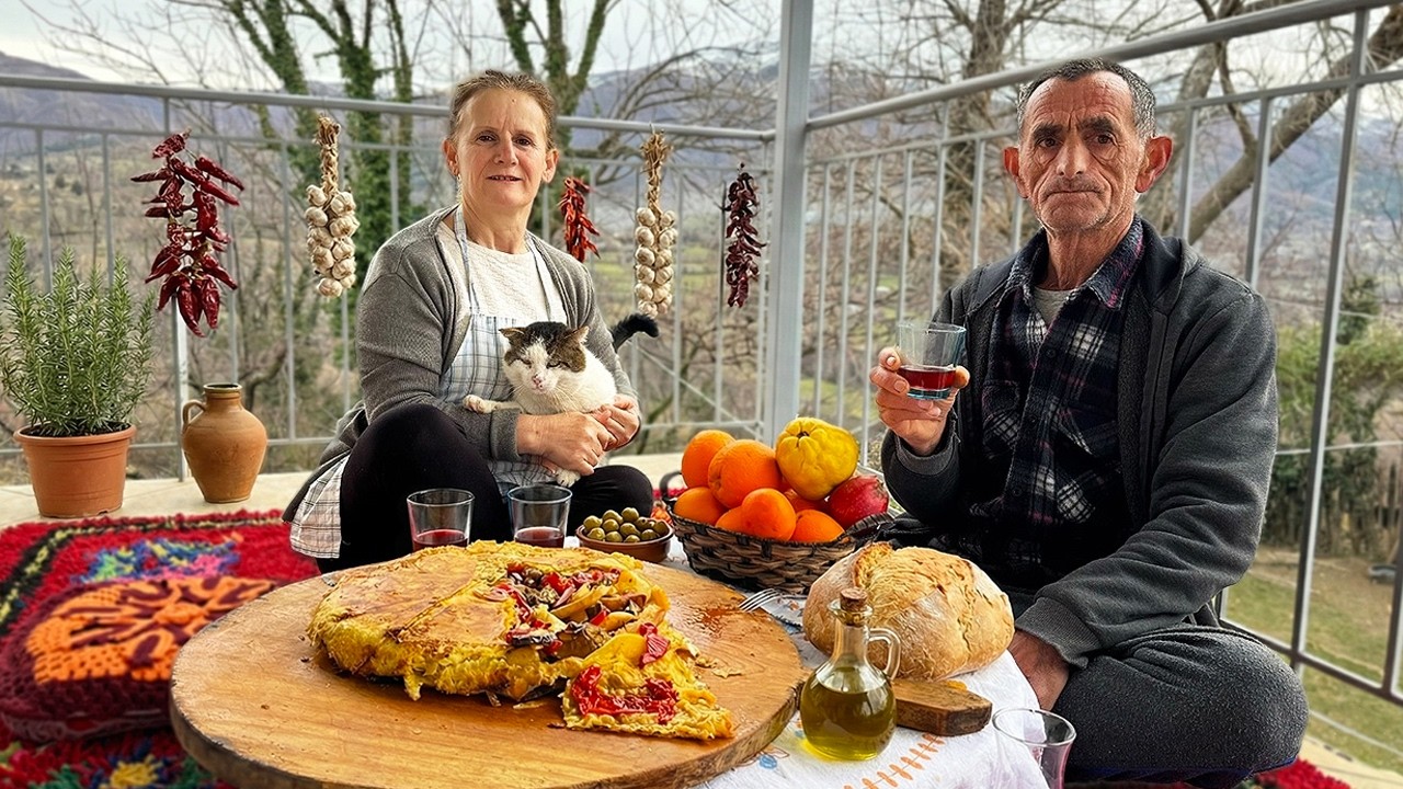 A Day in the Life of an Albanian Villager | Traditional Cooking & Mountain Village Life!