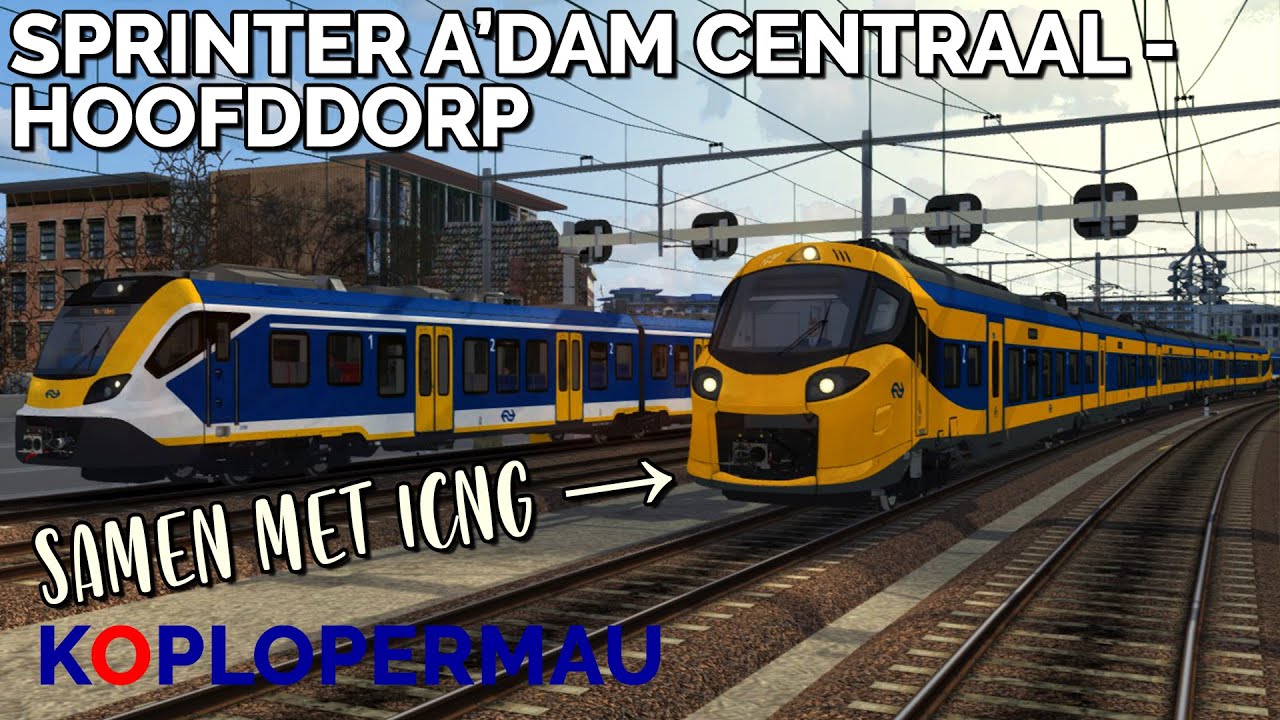 Train Simulator 2022: SNG van Amsterdam naar Hoofddorp (waanzin express)