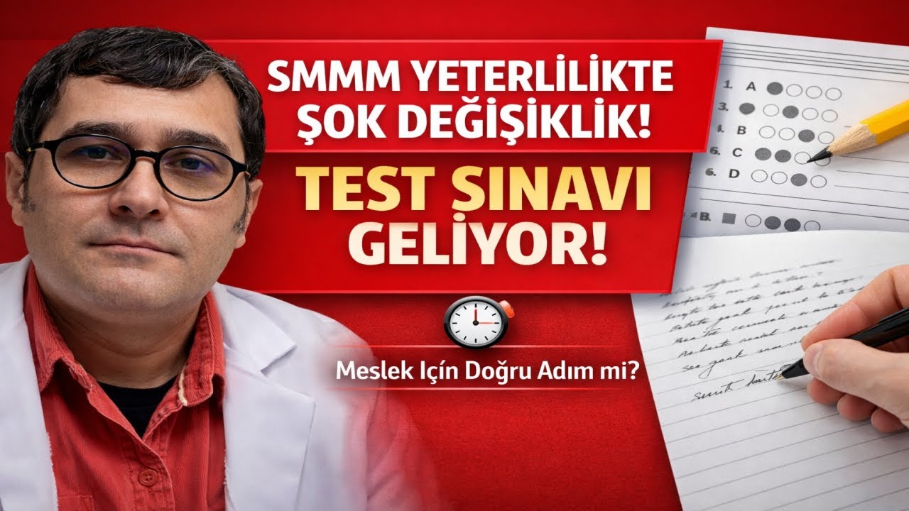 SMMM Yeterlilikte Şok Değişiklik! Test Sınavı Geliyor!