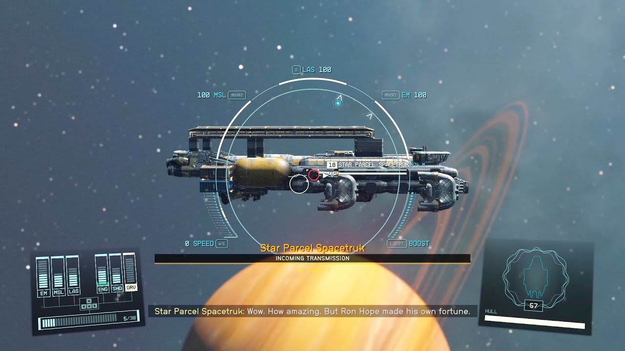 Random Encounter after sparing Ron Hope in Freestar Collective questline. Starfield